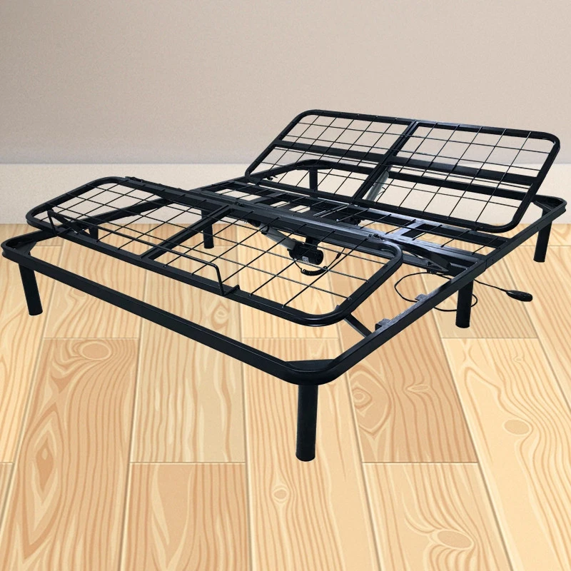 Hot selling products single iron adjust electric folding bed stand multifunctional adjustable