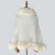 Import Hot Winter Thick Ladies Plus Size Knit Poncho Cape Luxury Women Rabbit Fur Trim Pashmina Shawl from China