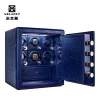 Hotel Deposit watch winder parts cabinet safe box with PU Leather LED light for wristwatch collect