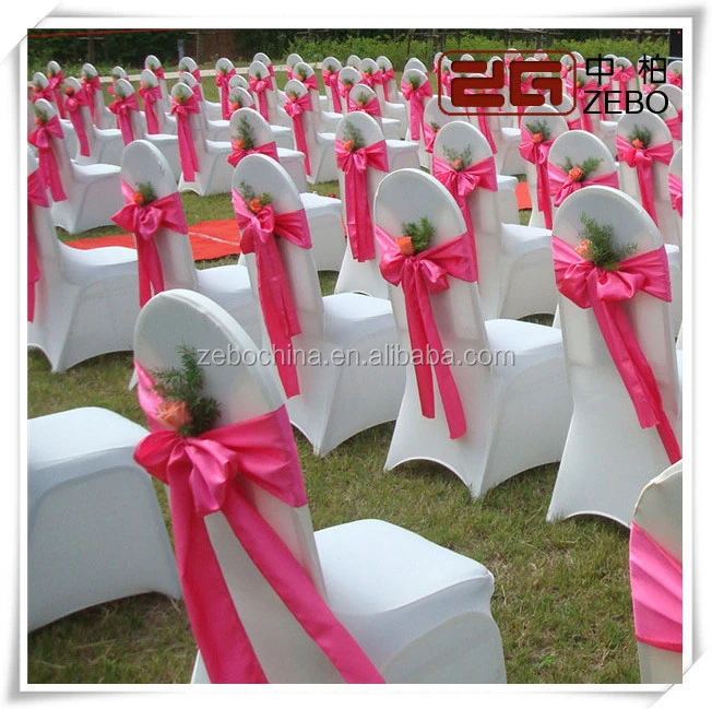 Hotel Plastic Table Cover And Spandex Table Cover / Chair Cover