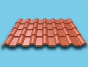 House Roofing design Color Coated galvanized metal roof sheet metal roofing tiles/Spanish Teja