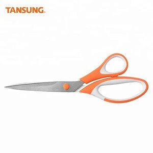 Household Cutting Papers Scissors Office Stainless Steel Scissors with Plastic Handle