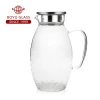 Household Glass Cool Cold Water Pot Glass Pitcher 2L Clear Glass Water Pot