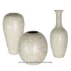 HT6761 Hand coiled bamboo mother of pearl floor vases- http://lacquerhomevn.com/