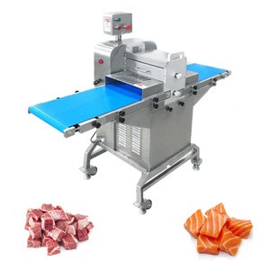 HYTW-340 Stainless steel meat slice cube cutter/fresh meat cube cutting machine/chicken meat slicer machine