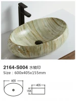 India market hand face washing basin big size water transfer coloured bathroom basins