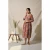 Import Indian Hand Block Red Floral Print Cotton Women Long Dress Ethnic Casual Wear Tassel Dresses Up Evening Party Wear Fashionable from India