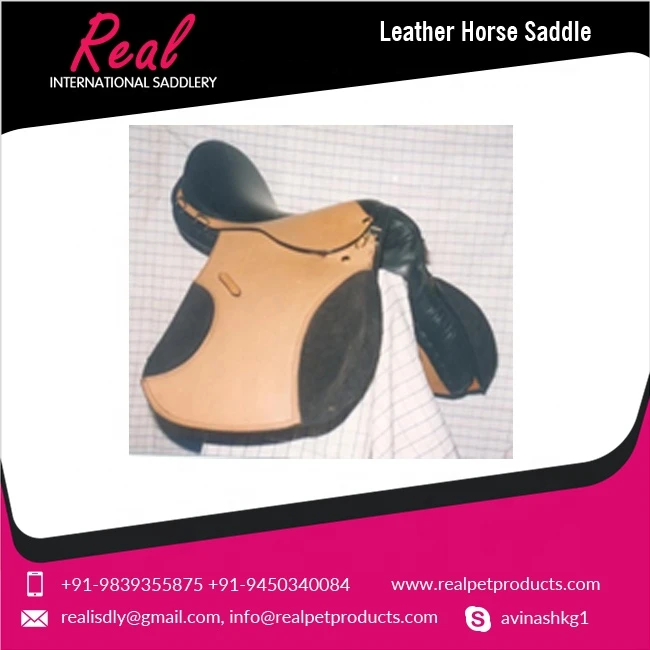 Indian Leather Horse Racing Saddle