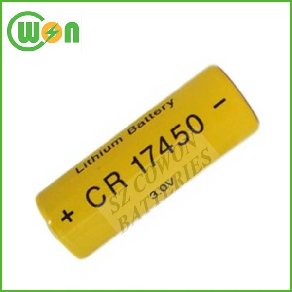Industrial 3V cr17450 lithium battery 2200mAh primary lithium battery CR17450