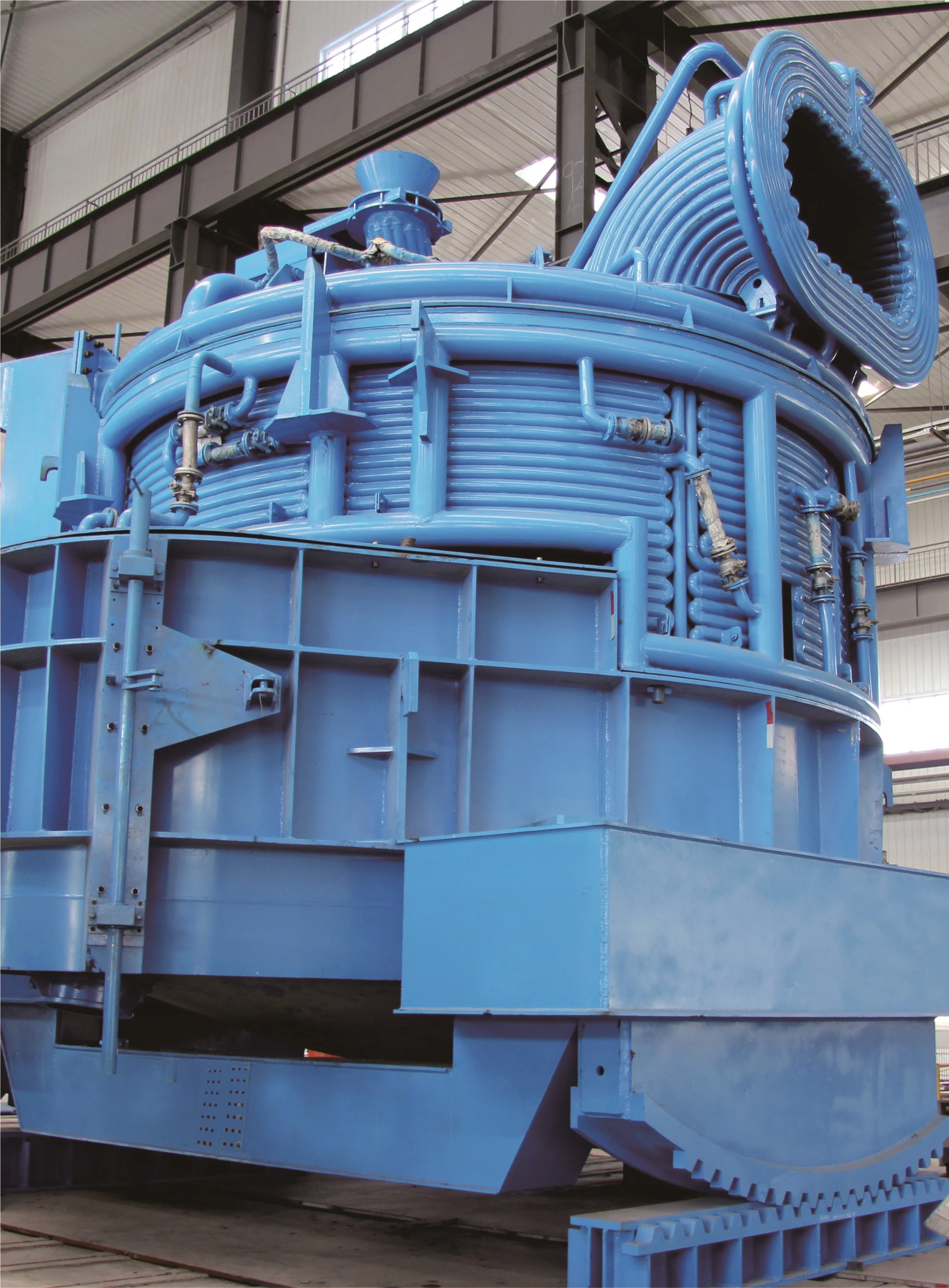 Industrial furnace 50t electric arc furnace (EAF) for steelmaking, steel scrap melting