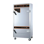 Industrial Low consumption gas or electric food steamer single door commercial rice steamer