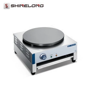 Industrial Stainless Steel Counter Top Electric Gas Crepe Maker Machine and Hot Plate
