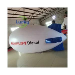 Inflatable floating Helium Advertising Zeppelin Led Lighting Blimp For Sale Outdoor Airship Balloon