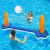 Import Inflatable pvc swimming pool floating basketball hoop Volleyball rack equipment from China