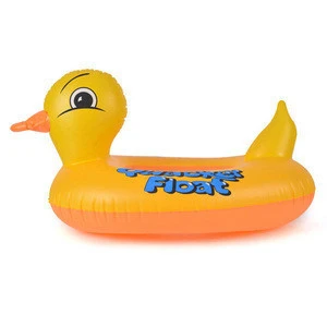 Inflatable yellow duck swimming pool tube, swimming pool rings