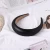 Import Ins Bright Color Leather Sponge Hair hoop Fashion Buckle Thickening Wide-brimmed Bling Headbands from China