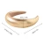 Import Ins Bright Color Leather Sponge Hair hoop Fashion Buckle Thickening Wide-brimmed Bling Headbands from China