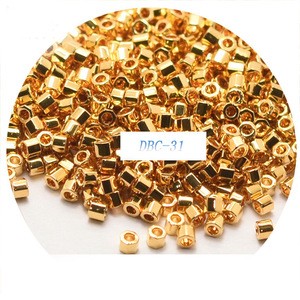 Japanese  DBC 11/0 1.6mm  Metal Color 10 Grams/bottle Miyuki Delica Cut Beads for Jewelry Making