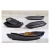 Import Japanese restaurant tableware unbreakable black matte oval sushi dish melamine plates from China