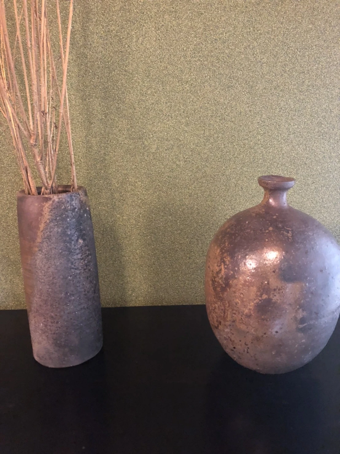 Japanese Style Antique Handmade Design Big Ceramic Pottery Vases