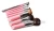 Import JDK makeup tool factory wholesale high quality 8pcs pink makeup brush set with bag from China