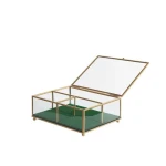 Jewelry Storage Organizer Box At Best Price Wholesale Manufacture Brass And Acrylic jewelry Box Handmade Crafted