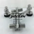 Import JINXIN Stainless Steel 304/316 heavy duty glass spider, glass curtain holders, glass wall connector from China