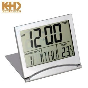 KH-CL016 KING HEIGHT Digital Timer Christmas Countdown Music Folding Table Desk Clock with Time and Date