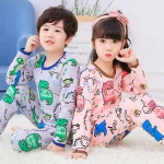 Kids Lovely Autumn and winter cashmere Long Johns Thermal Underwear