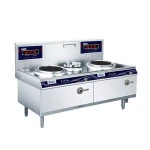 Kitchen cooking appliances 2 burner Chinese induction cooking range single induction wok burner