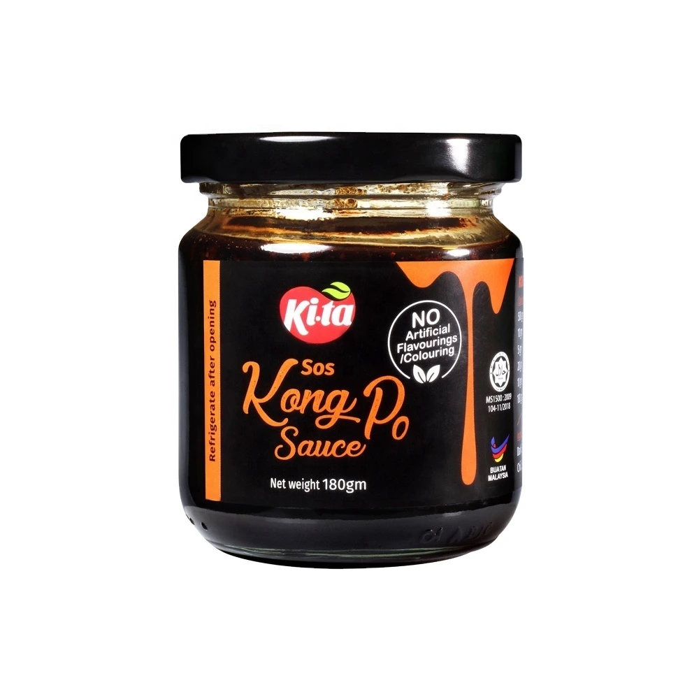 Kong Po Sauce 180g Jar (KI.TA Brand) Malaysia HALAL Net Weight (180g Jar)