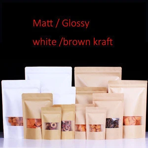 kraft paper poly lined bag /paper bag with plastic lining