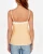 Import Lace trimmed neckline ladies short tube peach camisole top from China