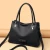 Import Ladies High Quality Soft Leather Shoulder Bag Fashion Casual Simple Solid Color Top Handling Bag Large Capacity Bag from China