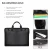 Import Large Capacity Document Bag Waterproof Fireproof Safe Bag for Laptop Tablet Valuables Money with Lock Zipper Closure from China