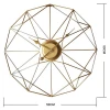 Large High Quality Material Non Ticking Modern Metal Wall Clock