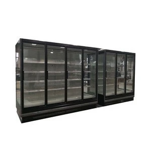 Latest Supermarket Commercial Multideck Refrigerator with Glass Door for Sandwiche, Snack, Cheese, Dairy