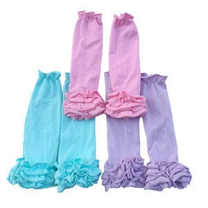 latest triple ruffle cotton socks girls boot socks plain warm pantyhose young girl leg warmers