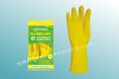 Latex Household Newly Natural Gloves for House Cleaning or Kitchen