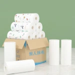 Lazy person dishcloth, dry and wet dual-use household cleaning, kitchen dedicated tissue, disposable dishwashing cloth