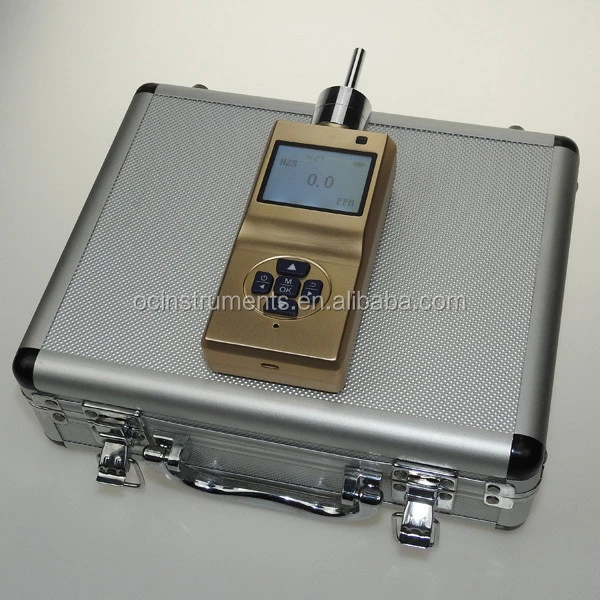LCD display Portable H2O2 gas detector analyzer with data logger