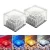 Import led brick paver light Solar Ice Cube Light Brick Rock Lamp Frosted Glass Landscape Led Lights for Outdoor Decoration Garden from China