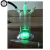 Import led spiral glass hookah with EPE foam package USA shisha glass hookah from China