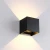 Import Led Wall Lamp Cube Aluminum Outdoor Waterproof Adjustable 12W Garden IP65 Surface-Mounted from China