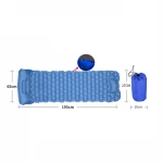 lightweight camping sleeping pad matress inflatable 25s set up