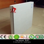 Lightweight fireproof fiber cement insulated panel sandwich heat and sound insulation eps cement sandwich wall panels