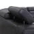 Import Living room furniture top grain leather sofa set designs black king size chaise lounge modern from China
