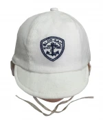 Lovely linen-cotton fabric baby hat baseball cap hats