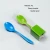 LULA 4 pcs Colorful Plastic Spoon Plastic Sauces Spoon Kids Spoon