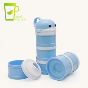 LULA Dolphin Feeding Milk Powder Dispenser Snacks Candy Food Storage Containers for Baby Formula